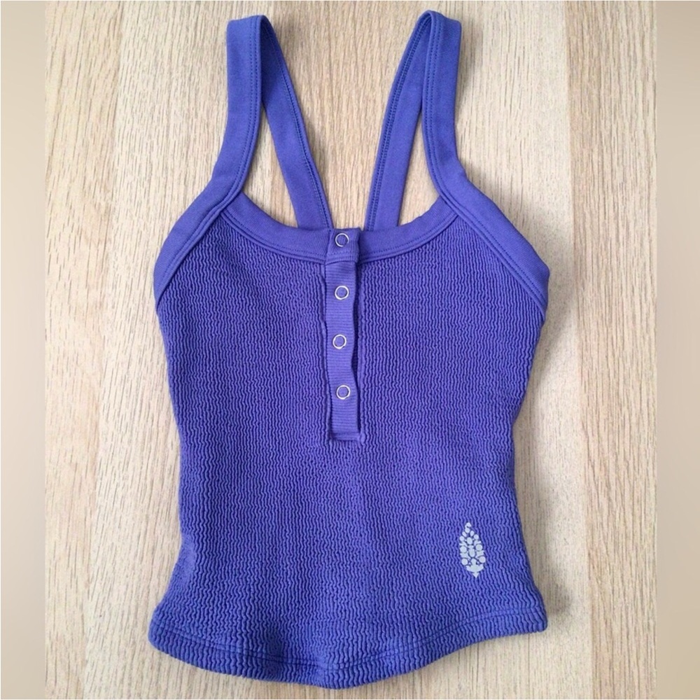 FP Movement Ribbed Henley Tank Top - Picture 8 of 8
